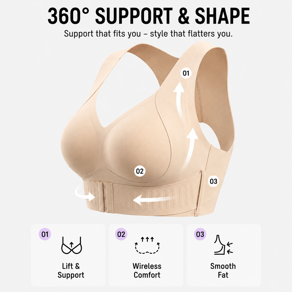 Vellora's Posture Corrector Bra